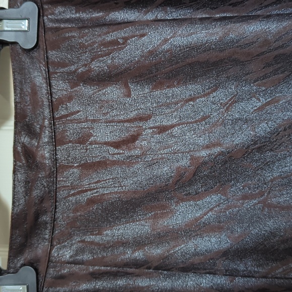 Vintage Hiroko Brown Skirt with patterned details - Picture 6 of 12